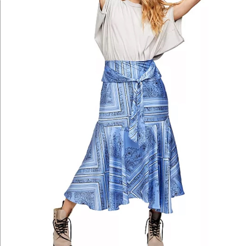 Free People Hampton Wrap Skirt